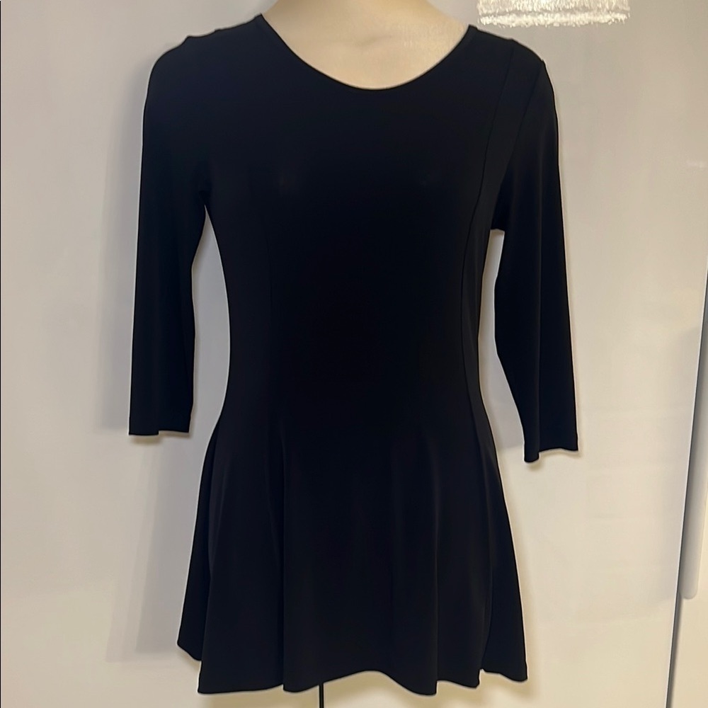 Vivian Wong LBD Black flare dress.  Size Small